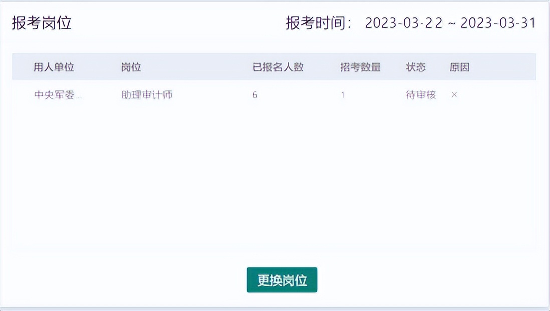 报名入口及职位表,岗位考试报名时间一览表