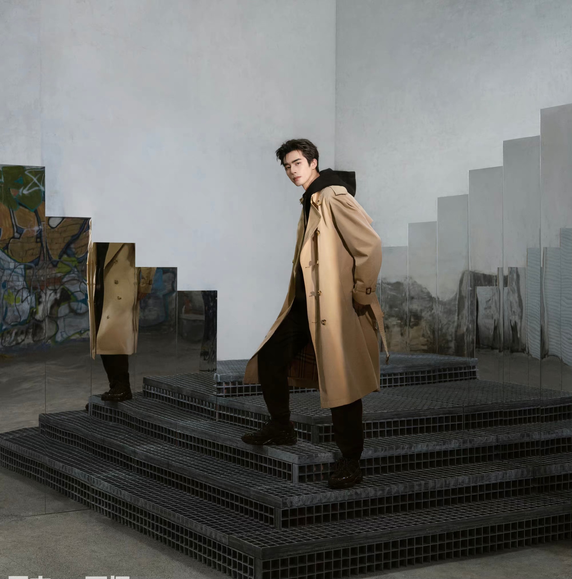 男士风衣这么穿才时尚,男士穿搭秋冬高级感风衣