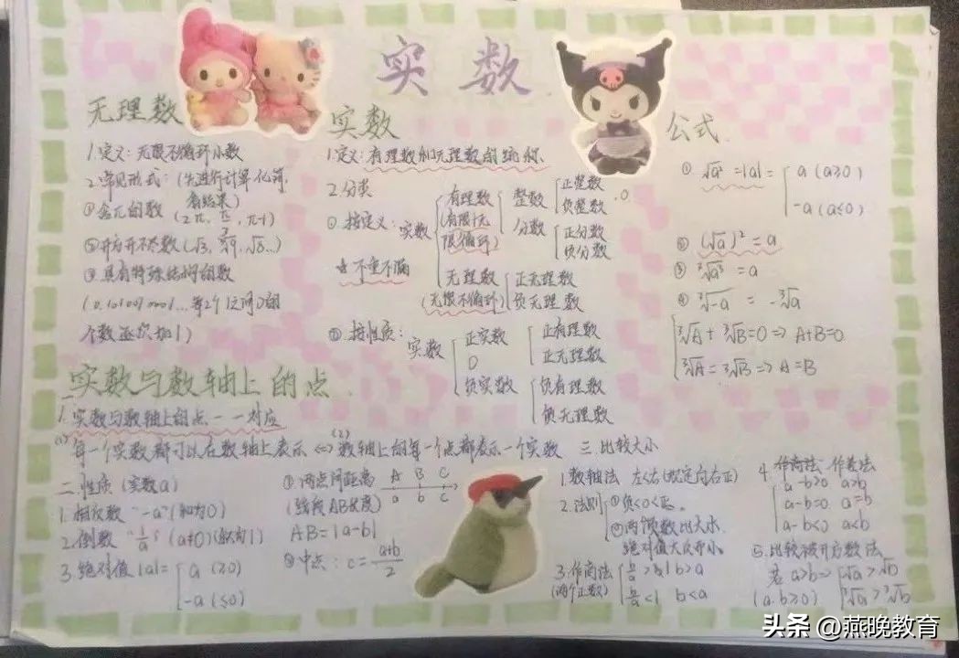 沉浸式画思维导图初中,思维导图简单又好画初中