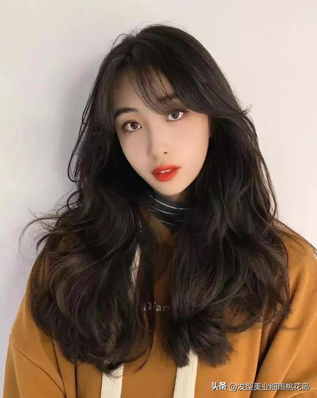 中长发似卷非卷空气烫,法式卷烫中长发小卷