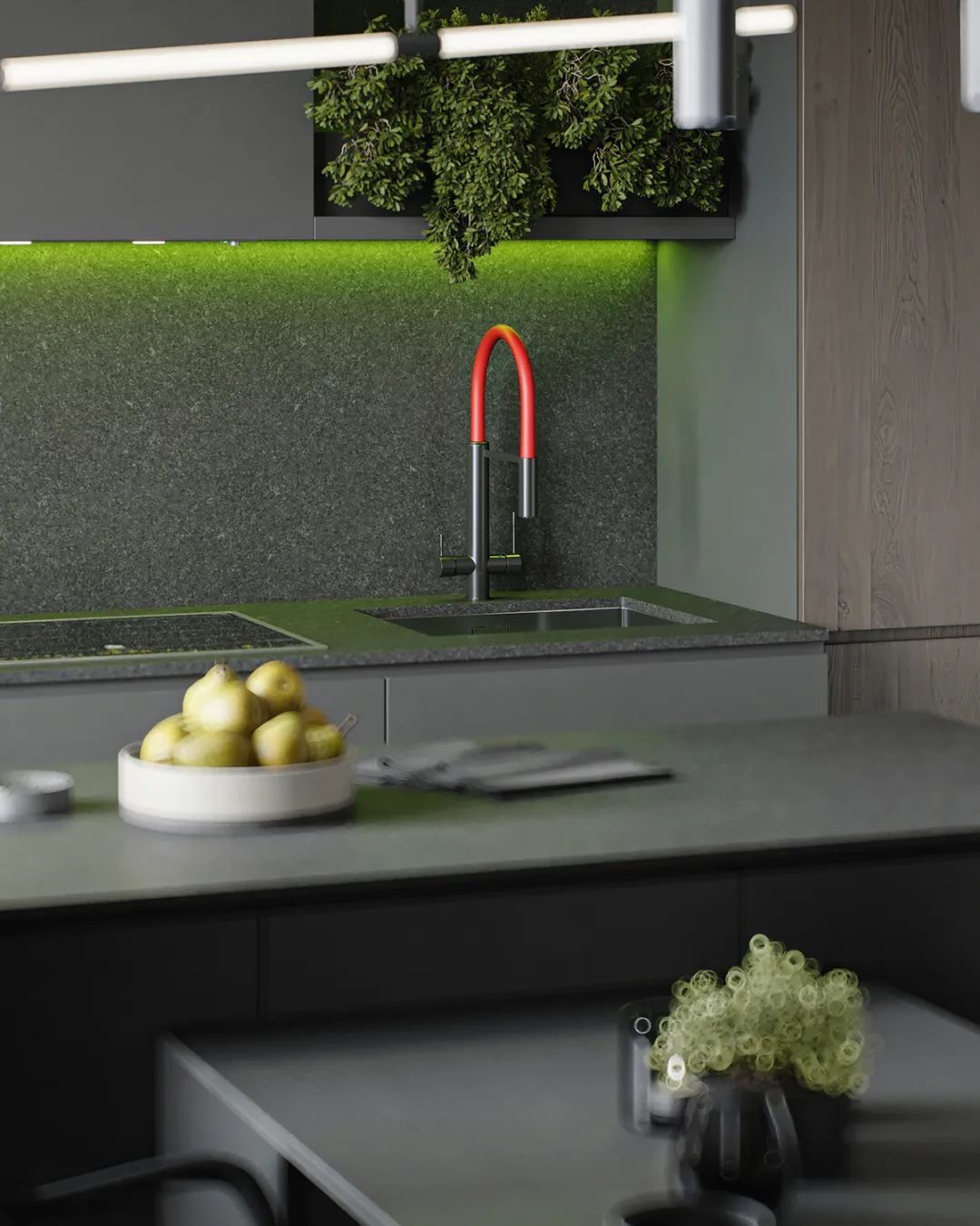 极简风格墨绿,极简主义墨绿色