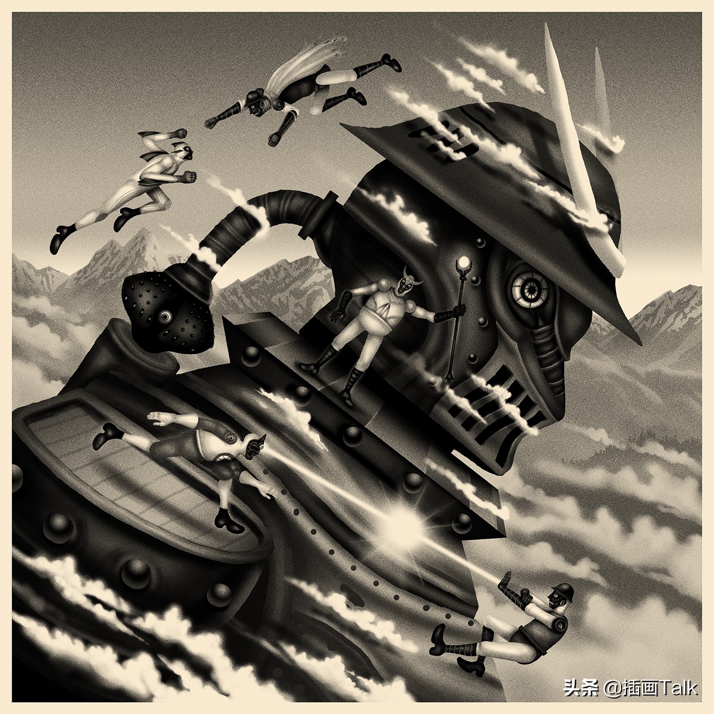 瑞士插画师DexterMaurer，微妙的和谐感