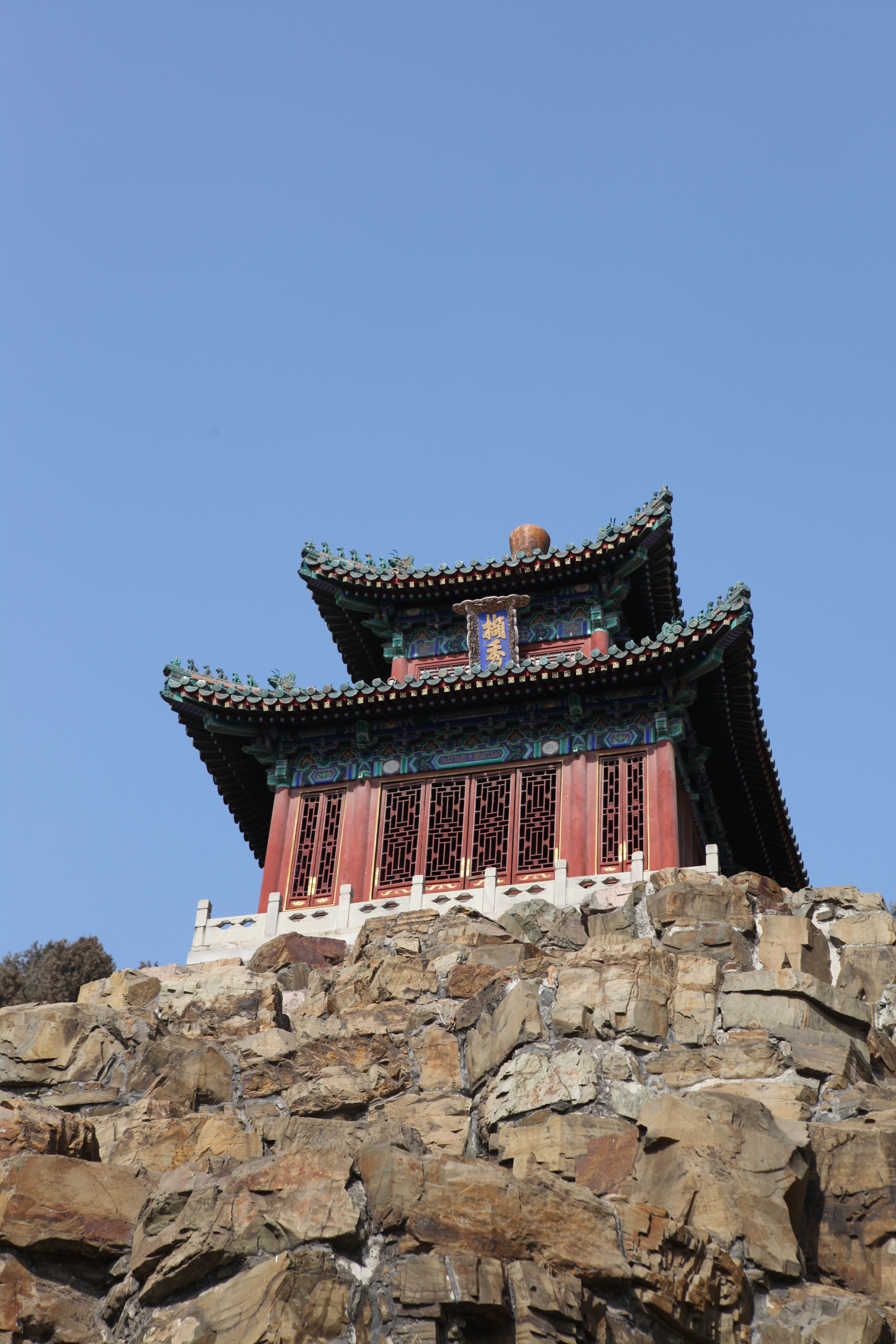 颐和园万寿山佛香阁怎么画简笔画,颐和园佛香阁登上山顶看美景