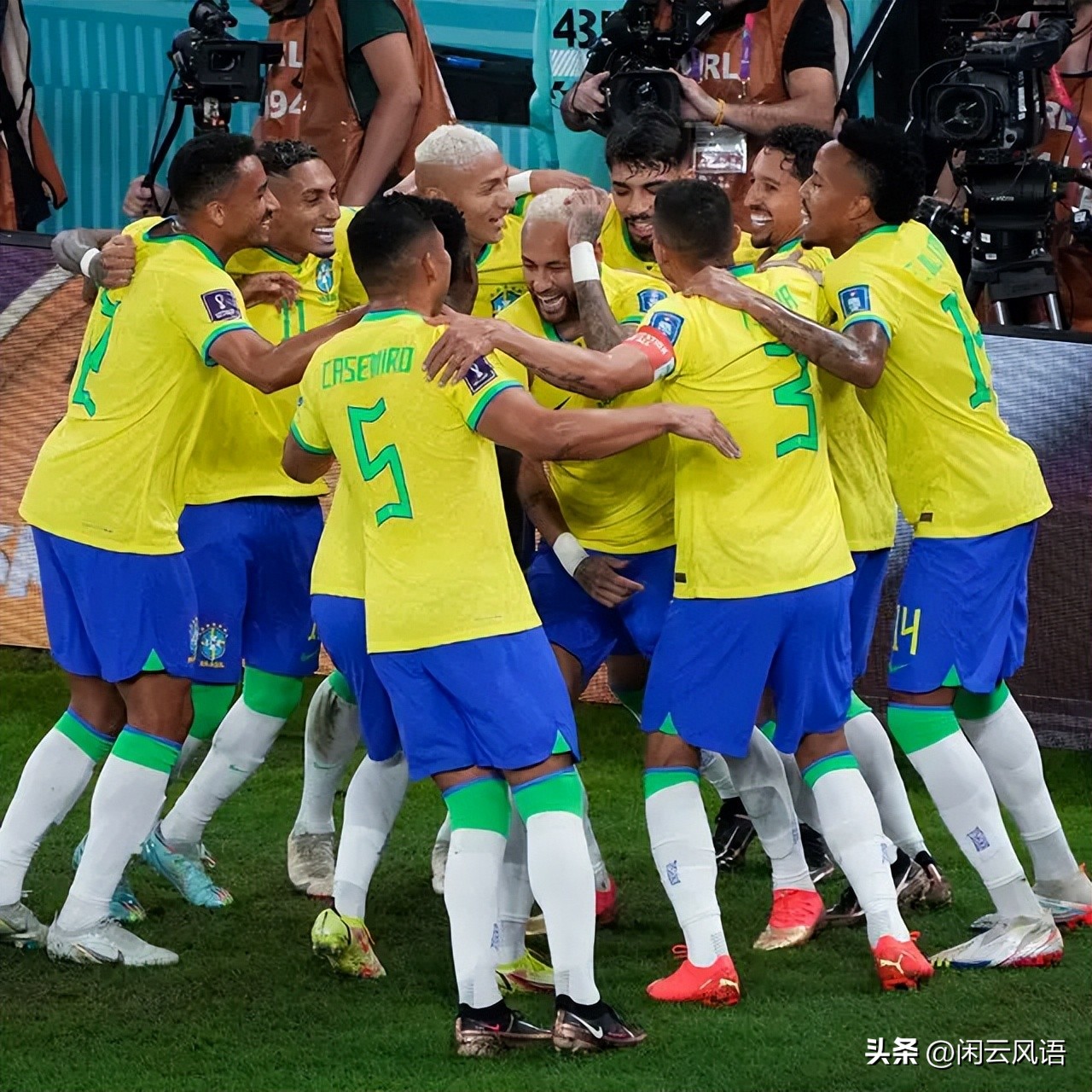 巴西队4-1战胜韩国最精彩进球,巴西半场4比0领先韩国评述