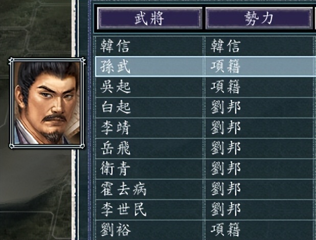 三国志11血色衣冠刘邦势力,三国志11血色衣冠项羽