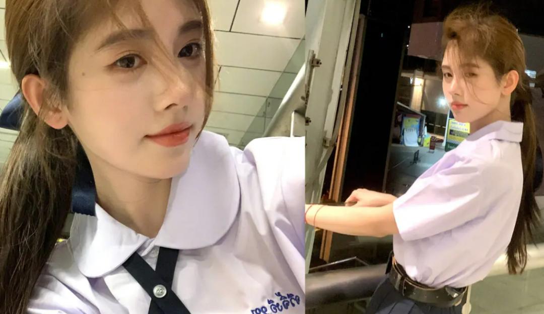 旅游穿泰国校服,中国游客穿泰国校服