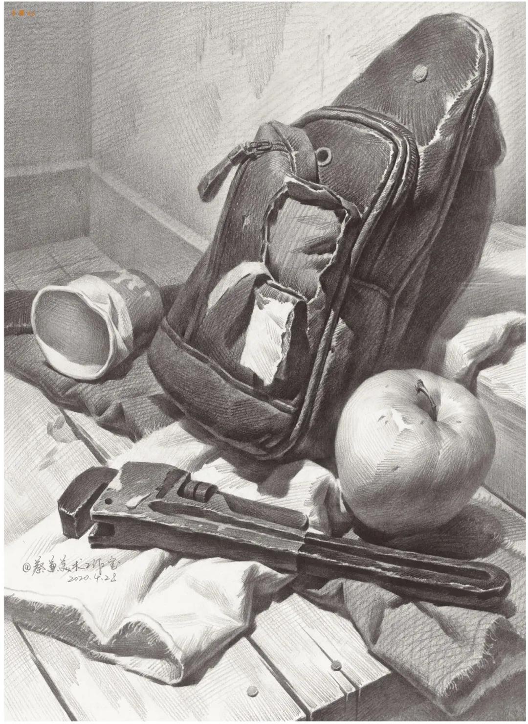 素描暗部画糊了,素描静物暗部该重到什么程度