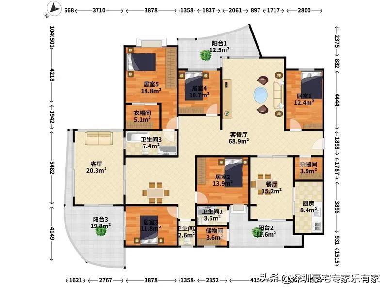 京基御景东方户型图,滨海新区高档楼盘