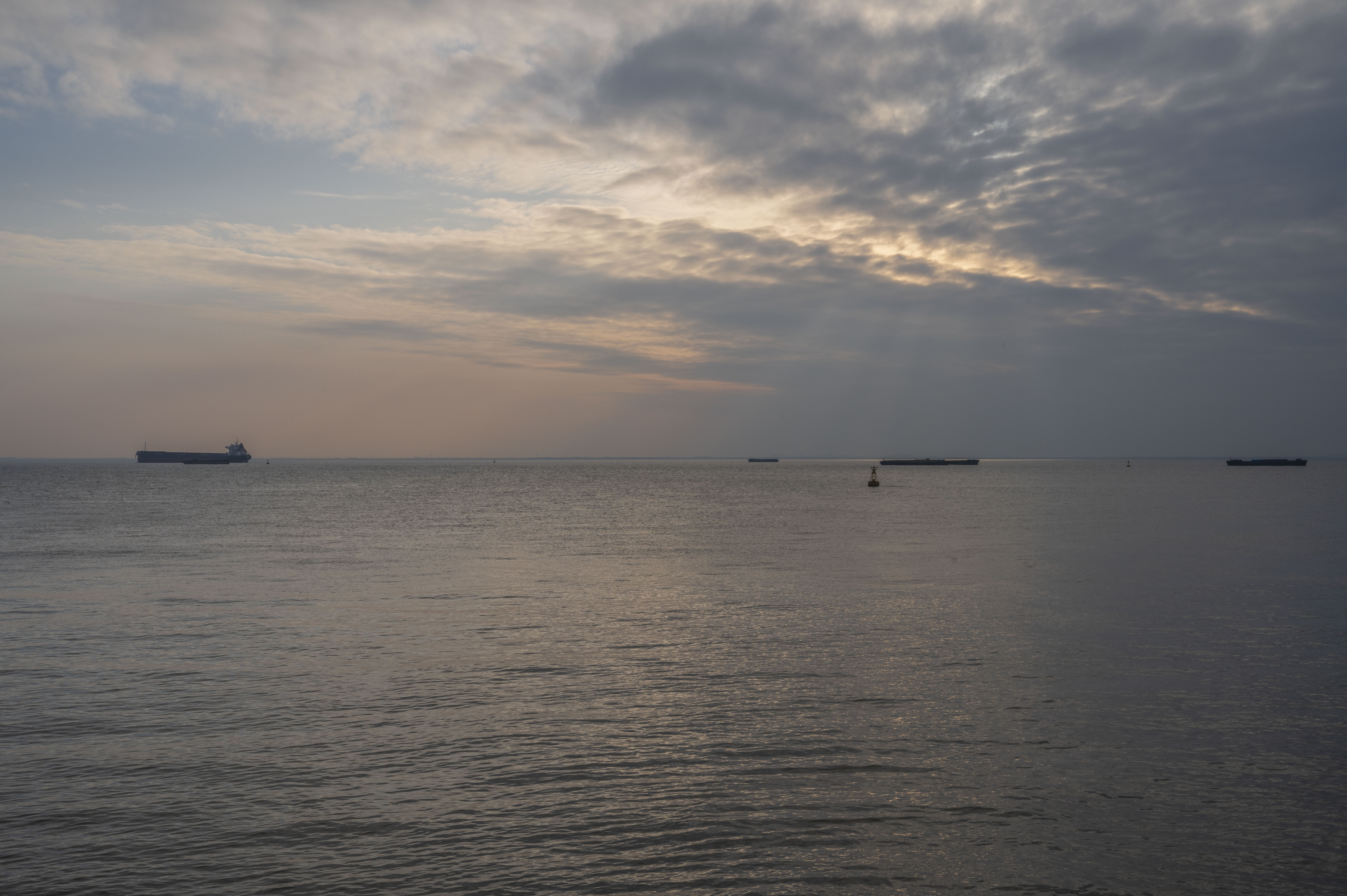 南通傍晚,南通夜景vs扬州夜景