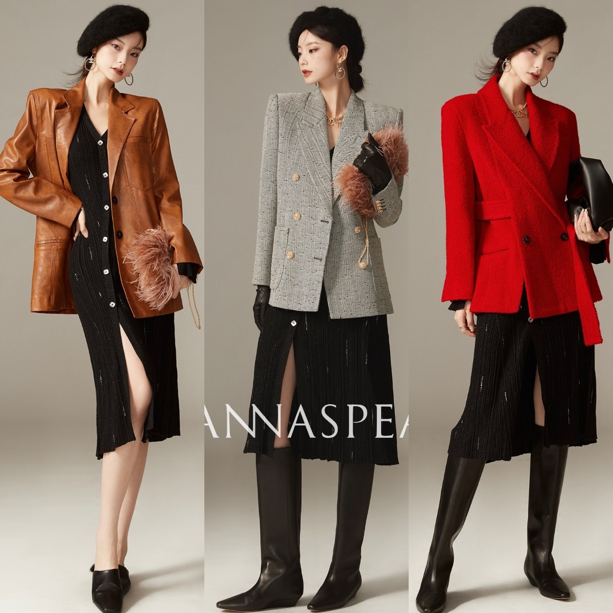 冬天经典羽绒服大衣外套穿搭,冬季时髦羽绒服外套