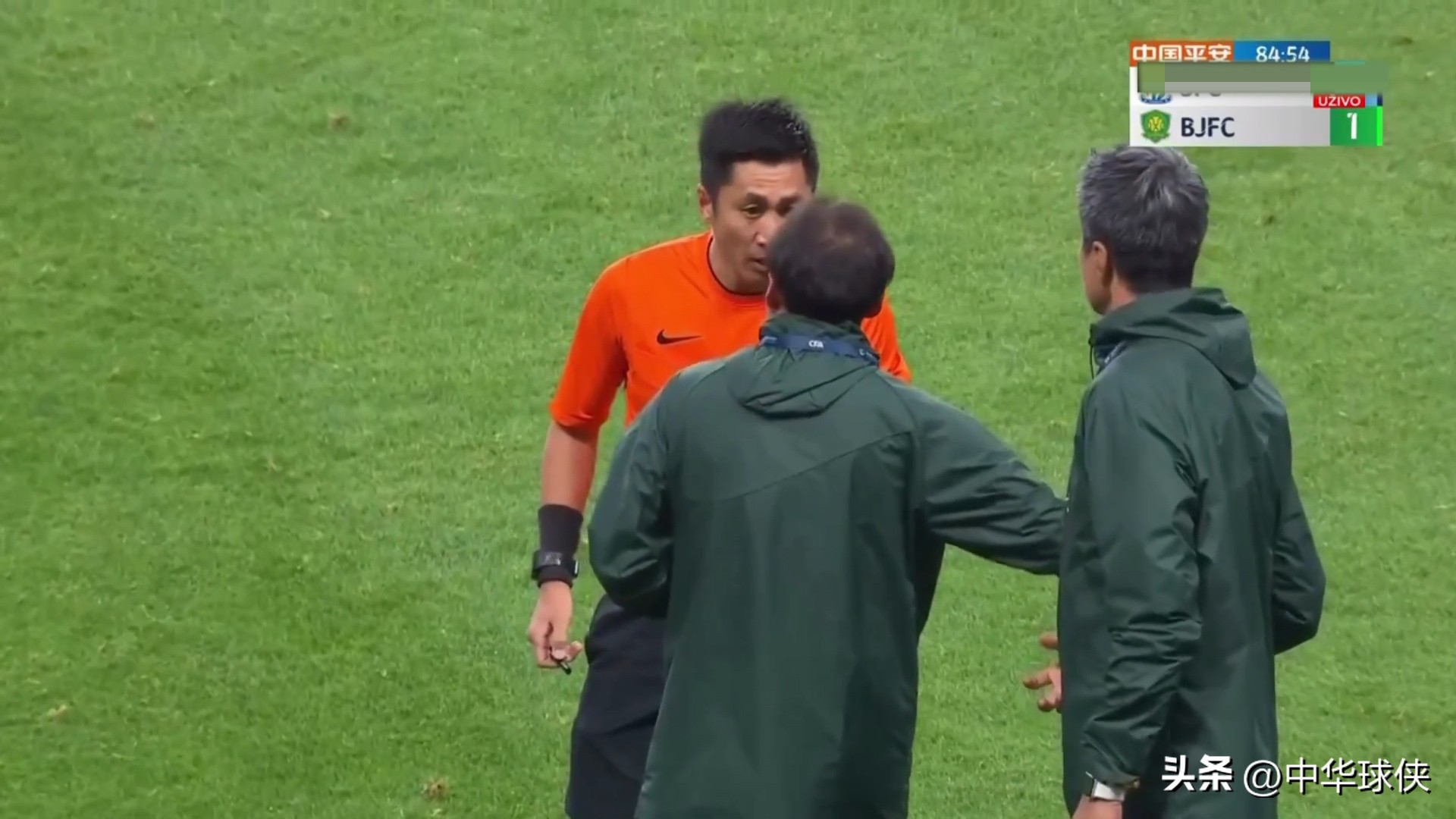 中超北京国安对阵上海申花集锦,中超上海申花1-1北京国安赛后