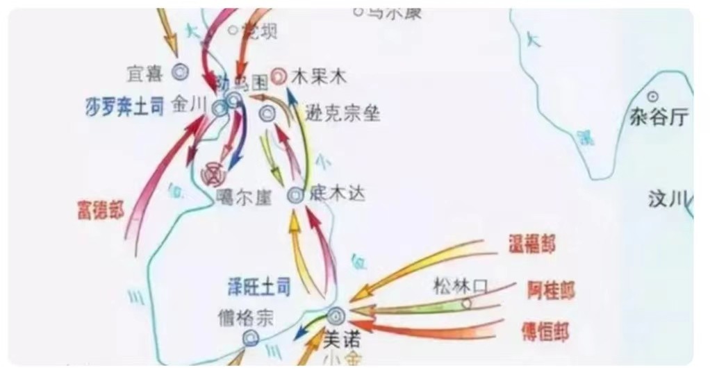 清朝大小金川战役的历史事件,大小金川之战清朝动用了多少兵力