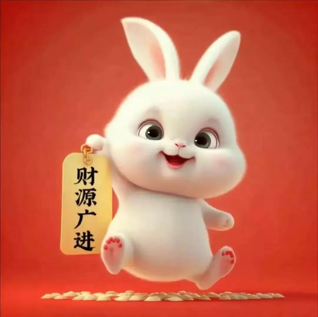 一组开心的萌兔送给大家请欣赏