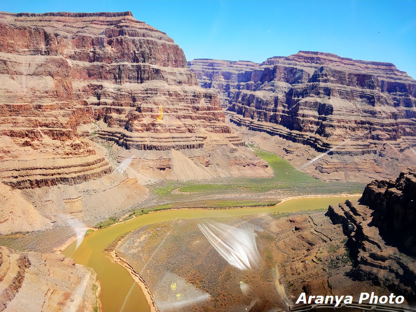 科罗拉多大峡谷飞机航拍,直升飞机体验美国大峡谷