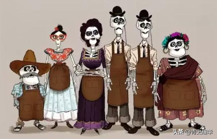 美国动画骷髅,美国关于骷髅的电影动画片