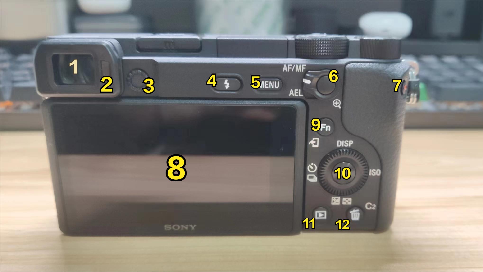 相机机身介绍-索尼α6400