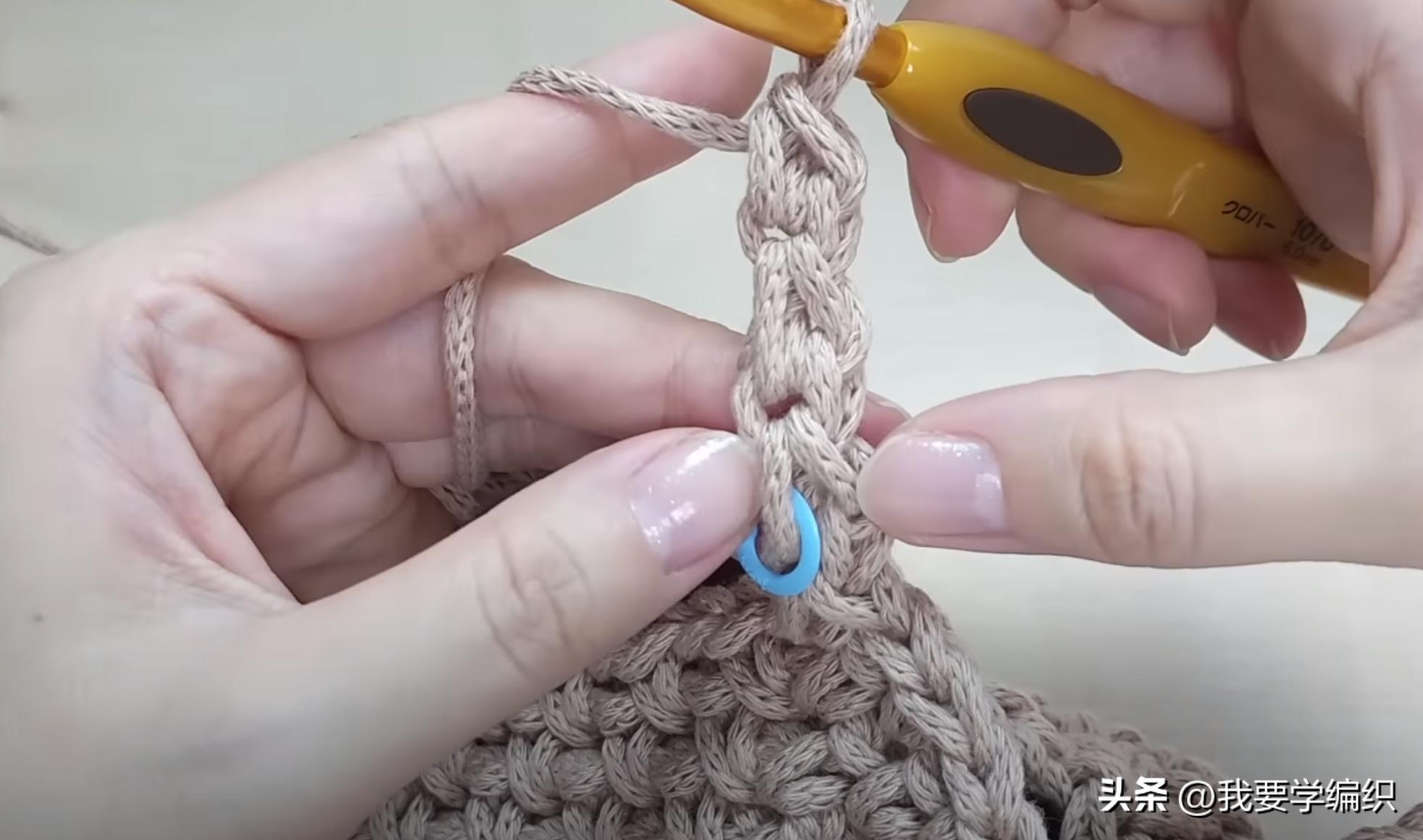 适合小姑娘提的手提包编织教程,小巧型编织包