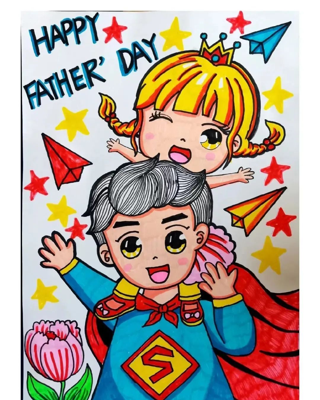 超级简单又特别好看的儿童画,随便怎么画都好看的儿童画