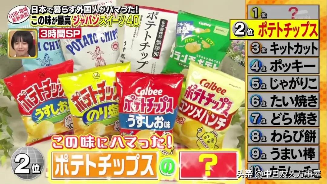 日综请了五百多位居日歪果仁票选最喜欢的零食TOP40