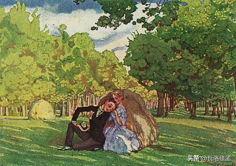 夏天的魅力诗句,夏天的美丽景色绘画