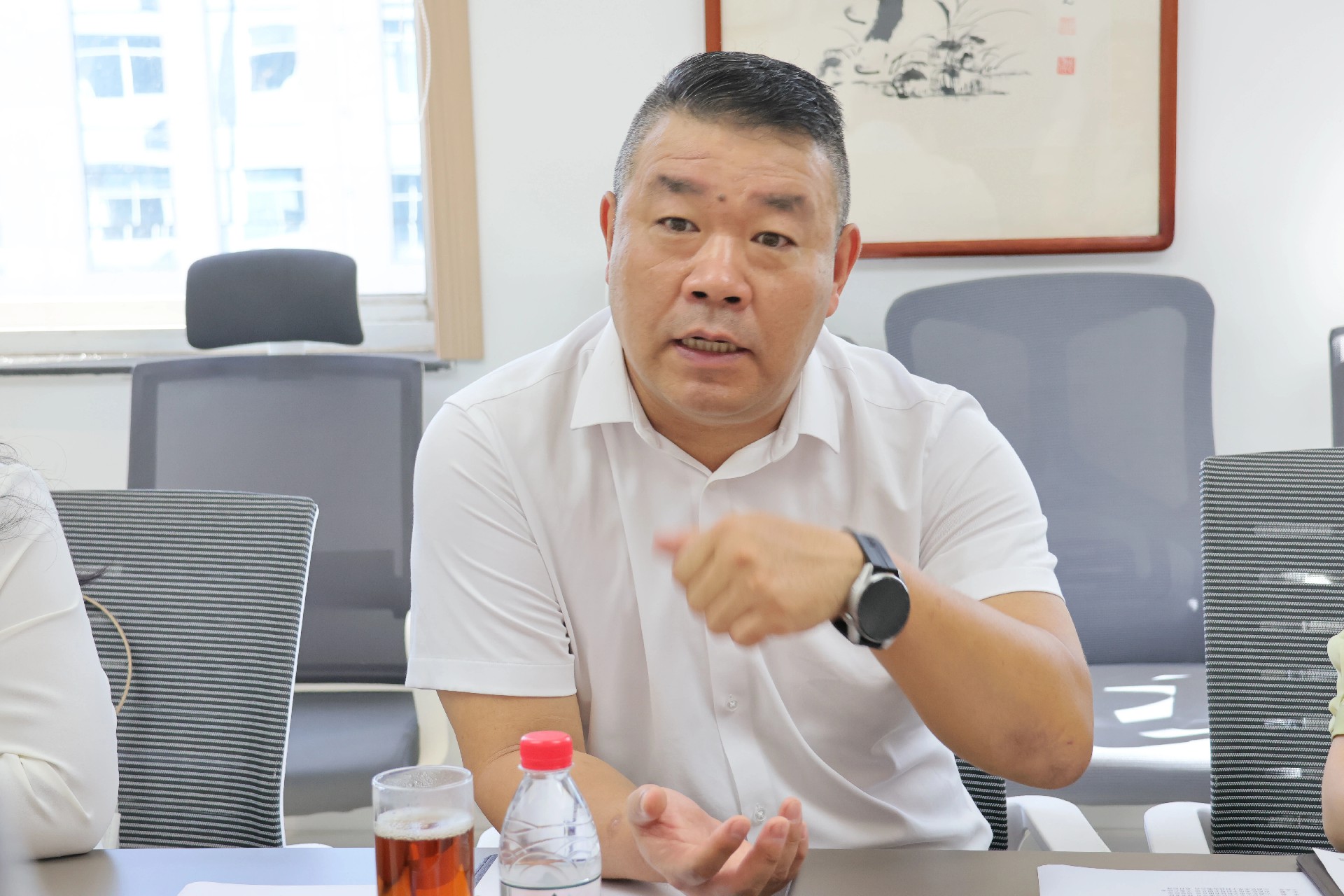 山西省中小企业发展促进会走进山西亿杰电子科技有限公司