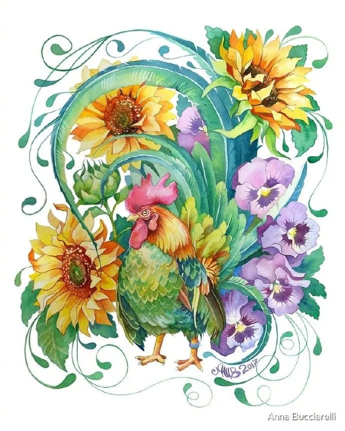 大神级水彩作品看完肯定不后悔,40张笔触狂放的水彩