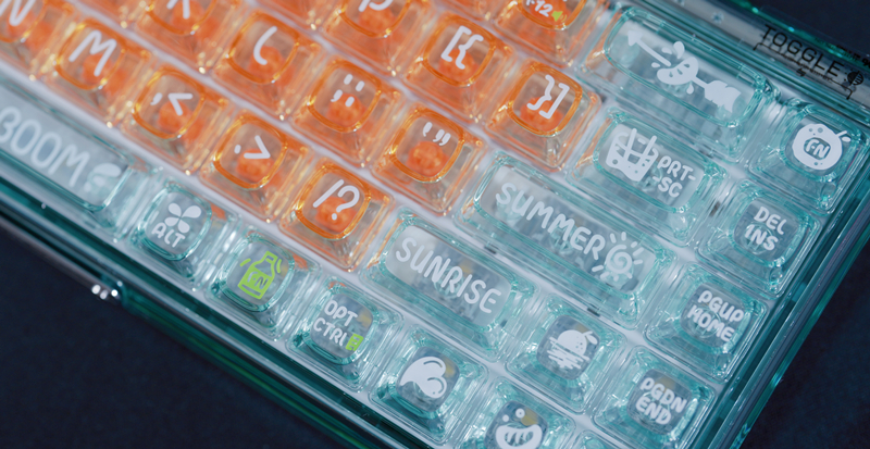 lofree洛斐机械键盘测评,洛斐全透明机械键盘