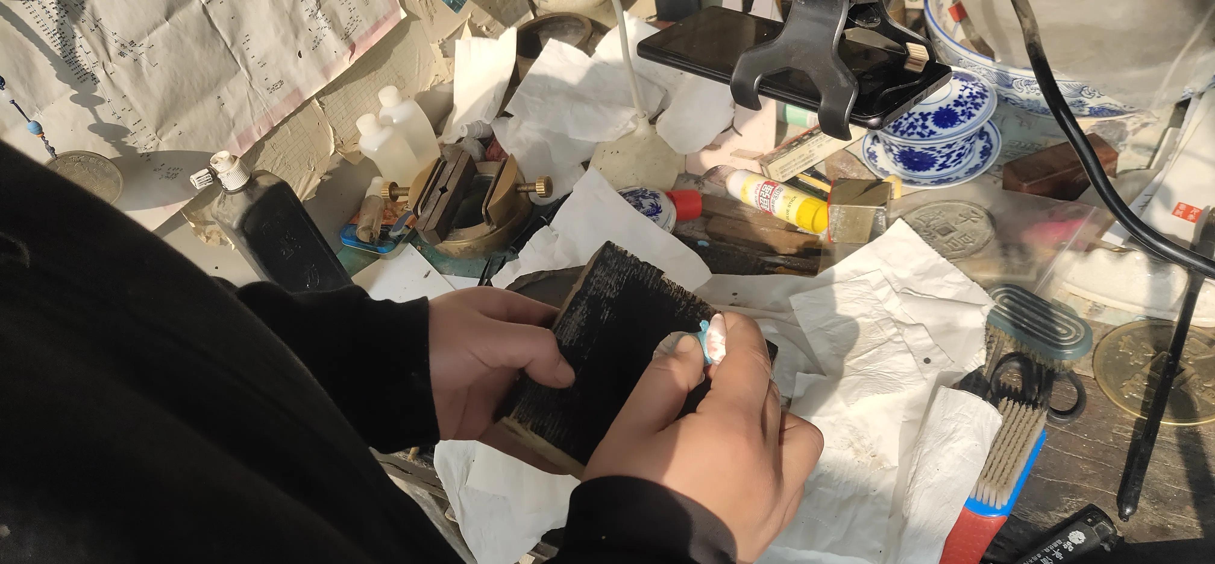 石碑拓片的制作工艺和流程,墓碑拓片制作过程