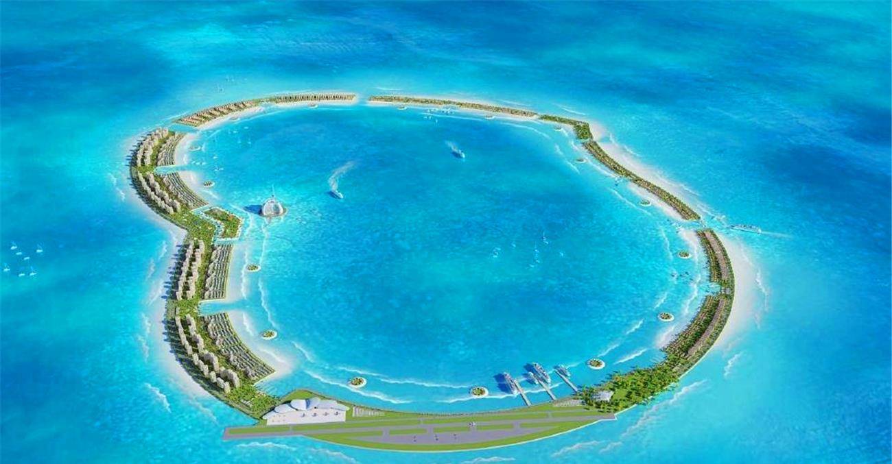 中国在南海人工岛礁吹填现状,中国南海造岛现状