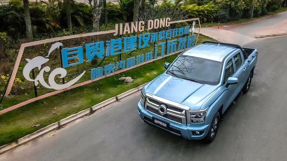 金刚炮最有性价比的四驱皮卡,金刚炮皮卡自动挡上市