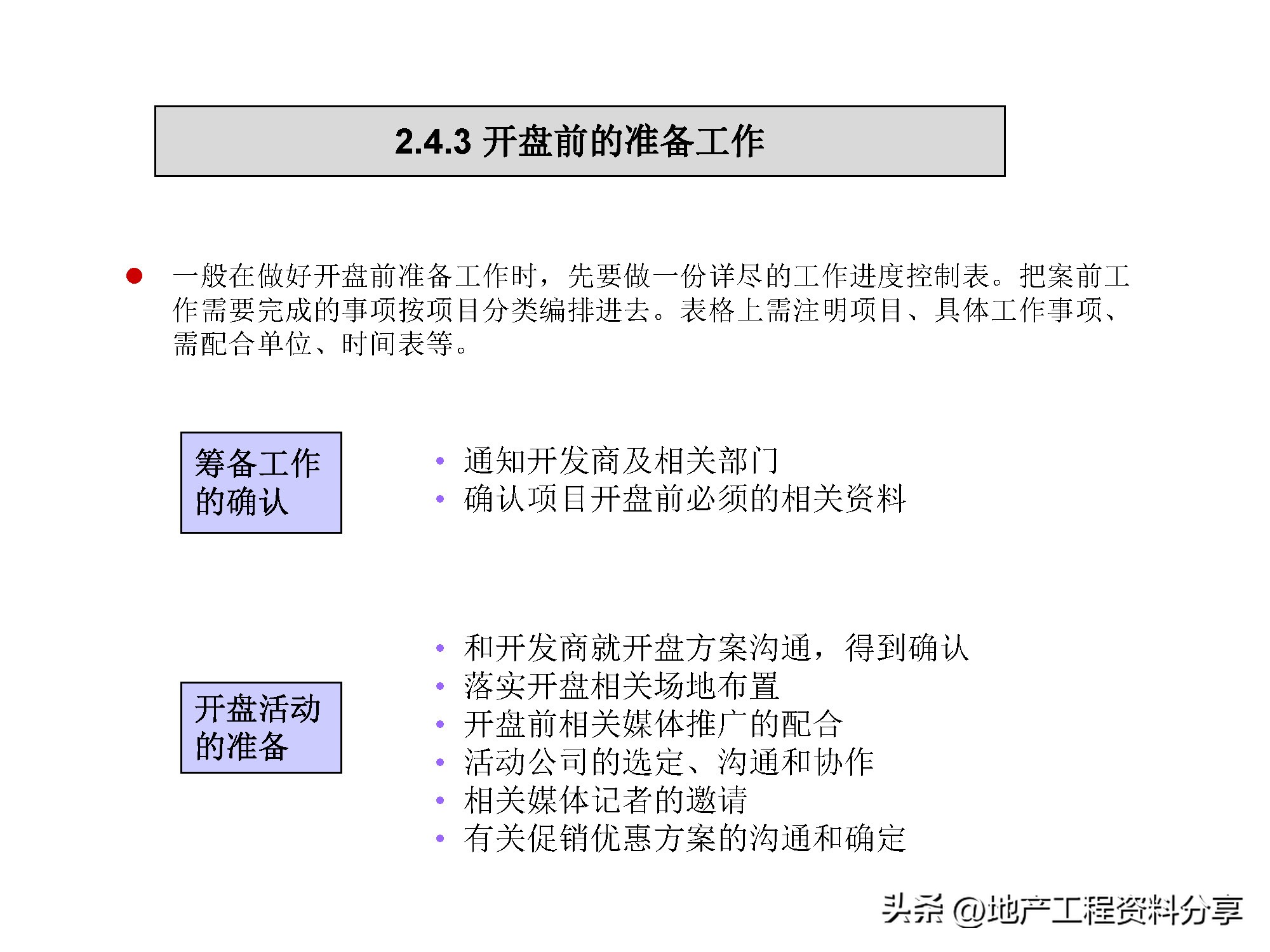 房地产前期运营工作计划,房地产前期策划咨询