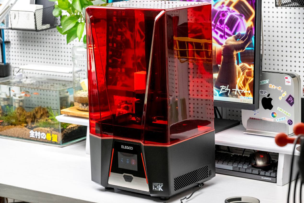 为了老头环雕塑连肝48小时,ELEGOOSaturn3光固化3D打印机评测