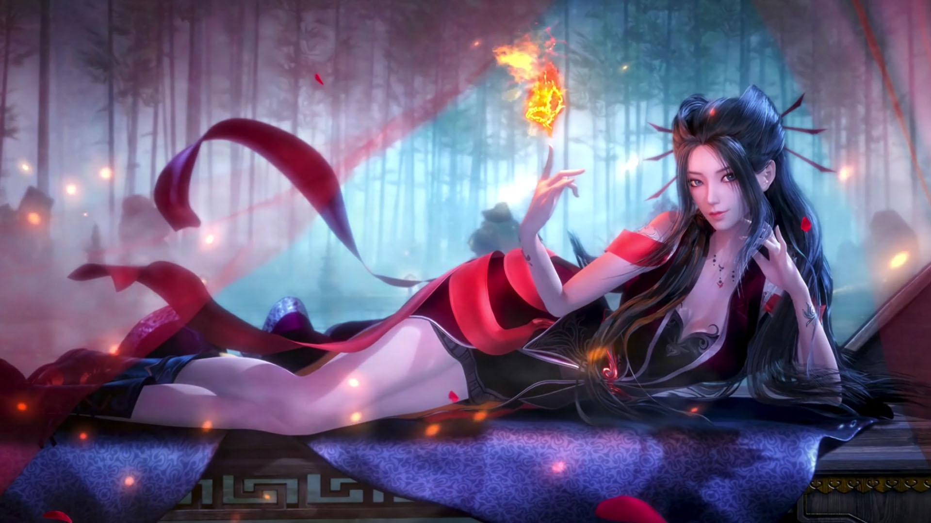 绉︽椂鏄庢湀闆コ缁濊壊缇庡浘,绉︽椂鏄庢湀澶╄涔濇瓕瑙掕壊浠嬬粛