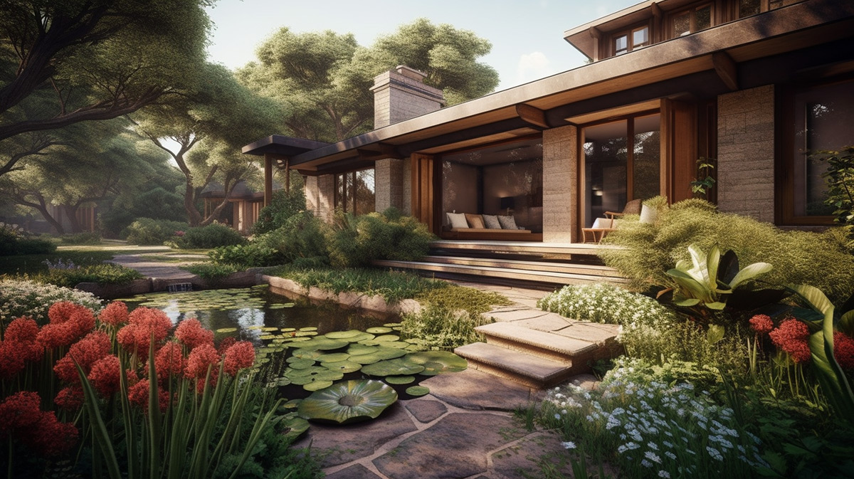 具有美感与设计感房屋,房屋中世纪风格