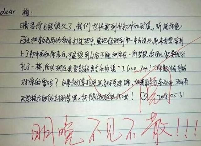 学生写的小情书,学生情书怎么写80个字