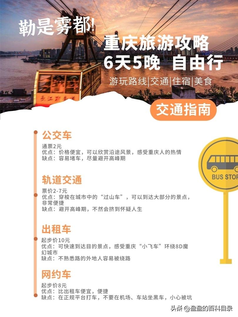 重庆旅游攻略｜6天5晚，游玩路线+交通+住宿+美食（超详细）