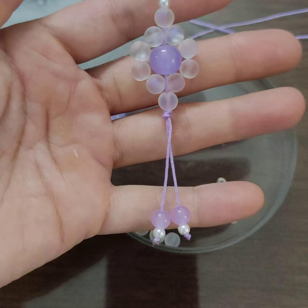 制作花朵挂件教程视频,手工挂饰花朵教程视频