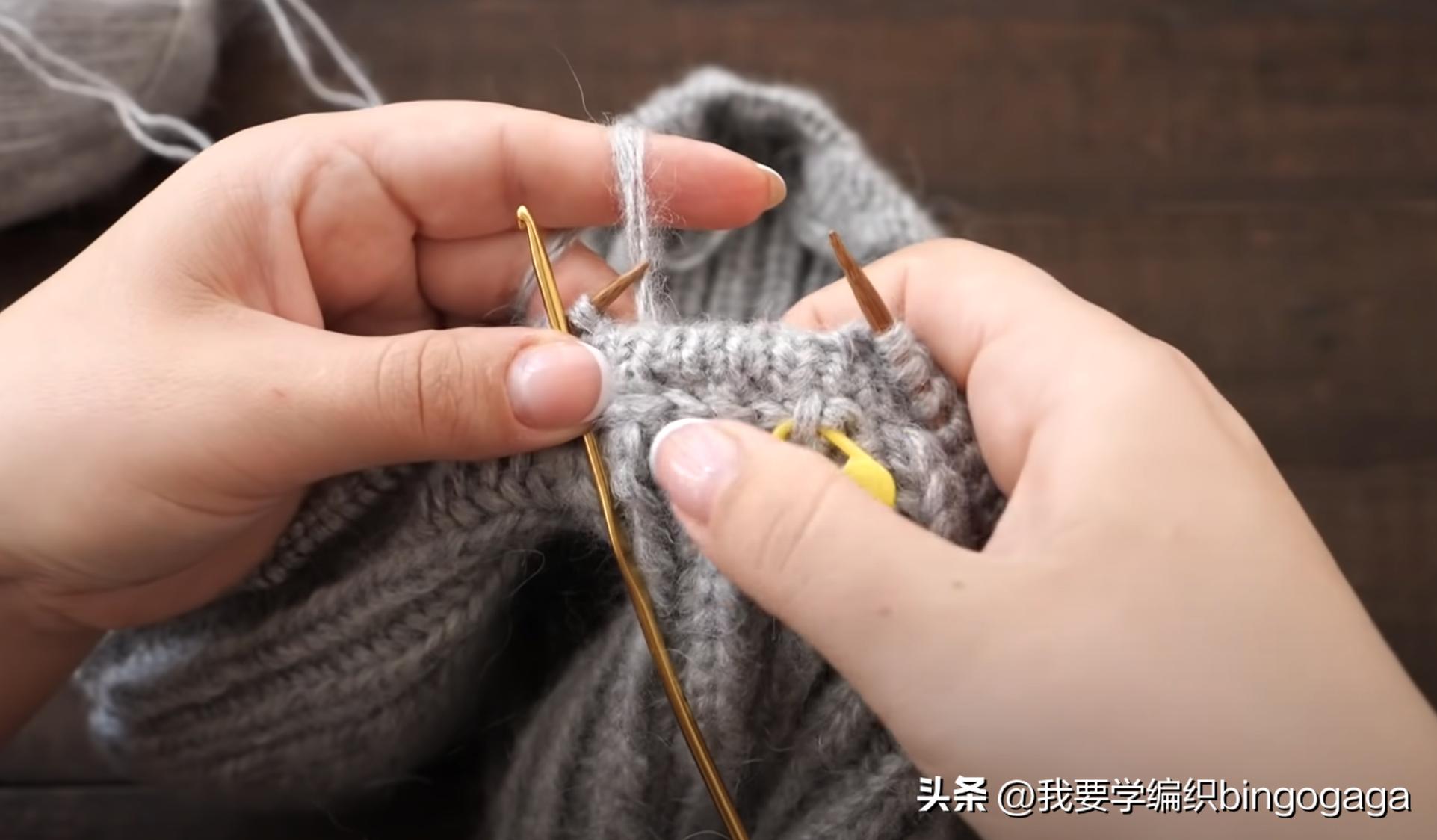 新款兔耳帽风雪帽编织教程,半檐冬季保暖帽编织教程