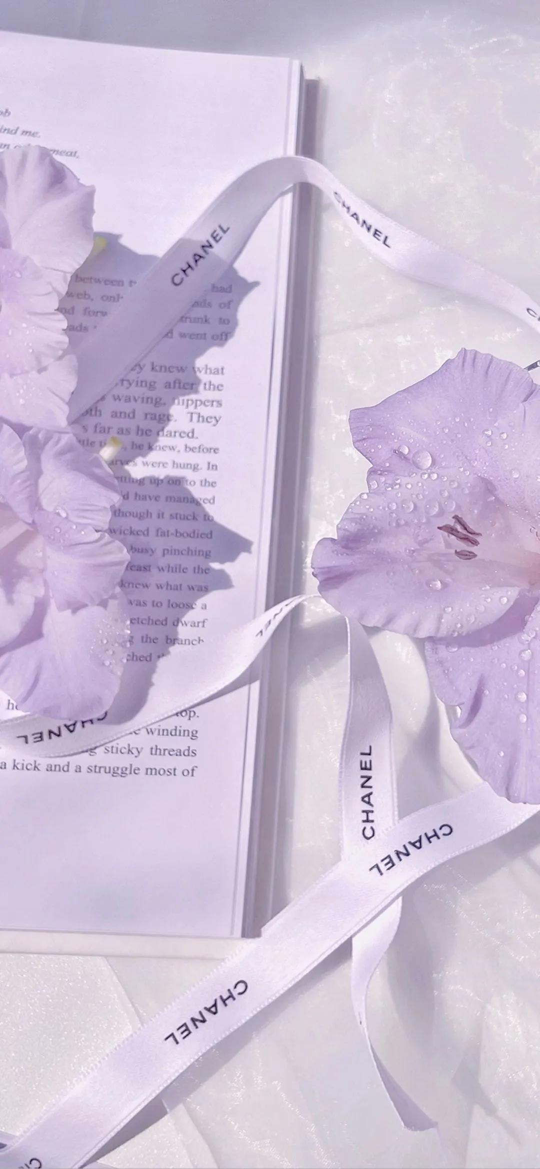 治愈系紫色手机壁纸,主屏和锁屏壁纸一对紫色