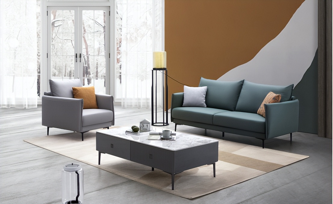 左右沙发系列,牛皮沙发和布艺沙发哪个好