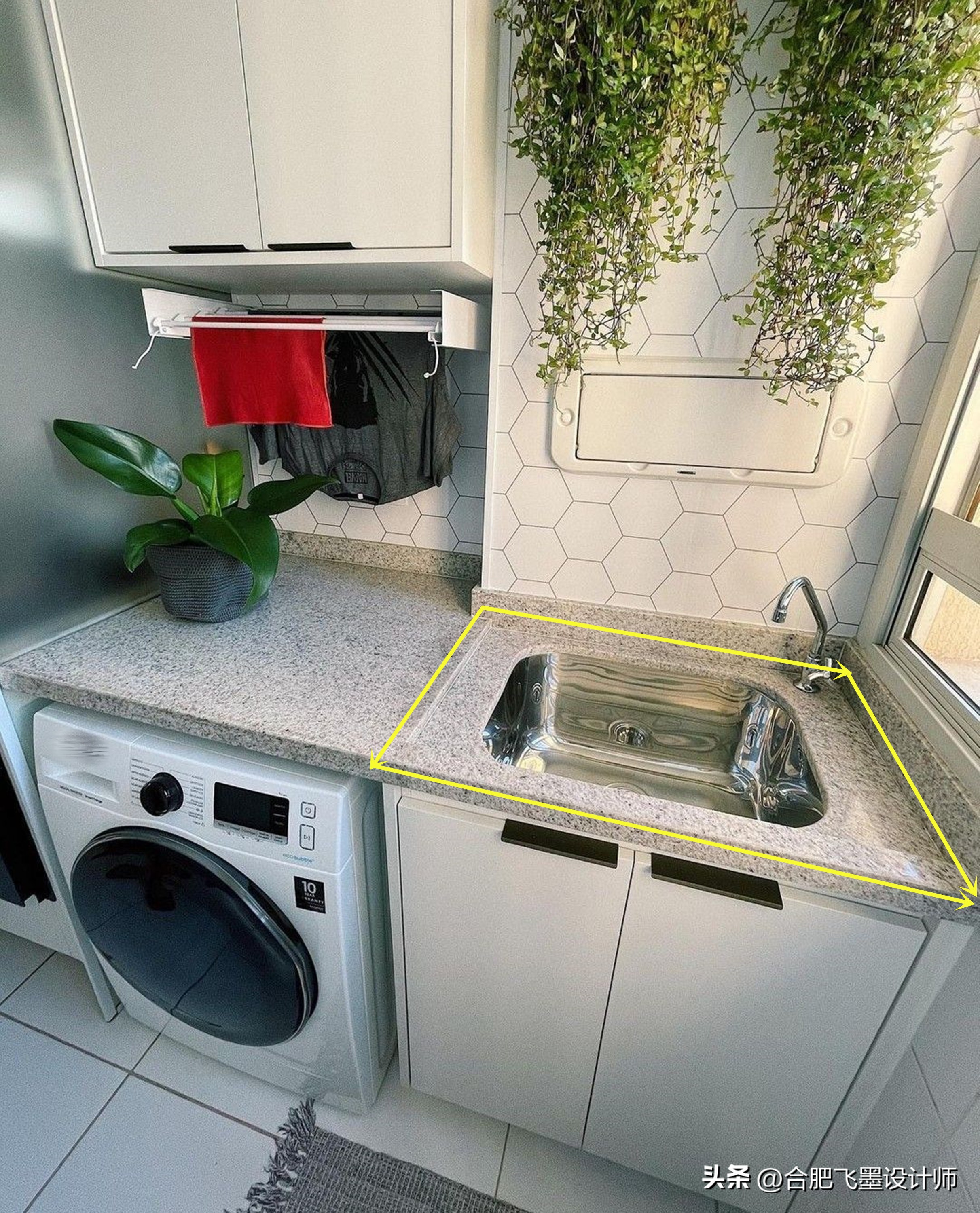 洗漱台台面布置推荐,台面凸出洗漱台