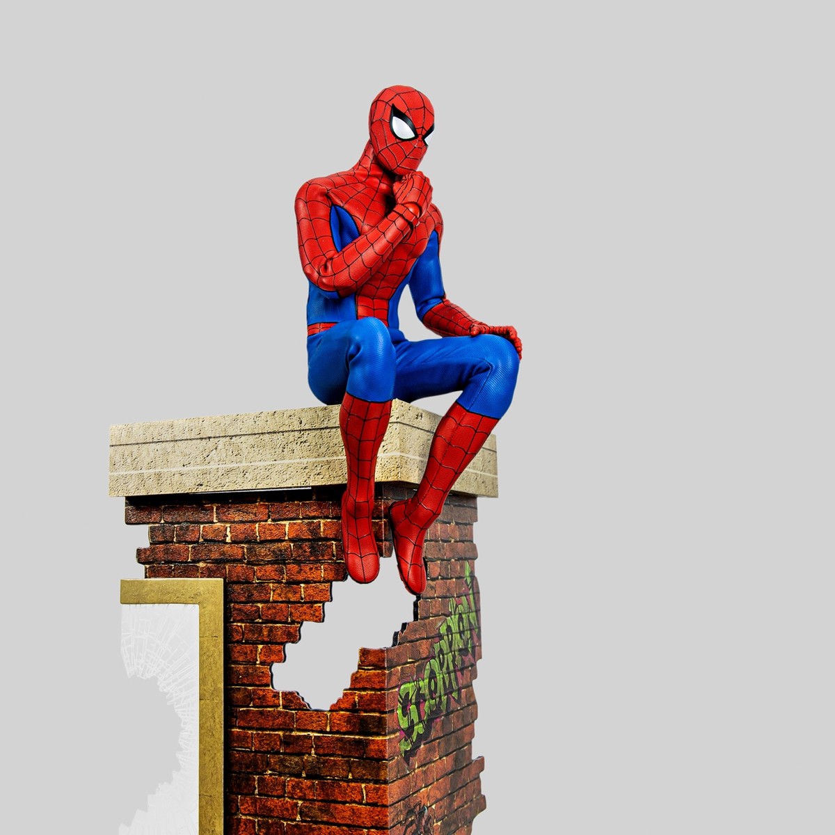 hottoys蜘蛛侠经典战衣手办测评,hottoys蜘蛛侠经典红蓝战衣