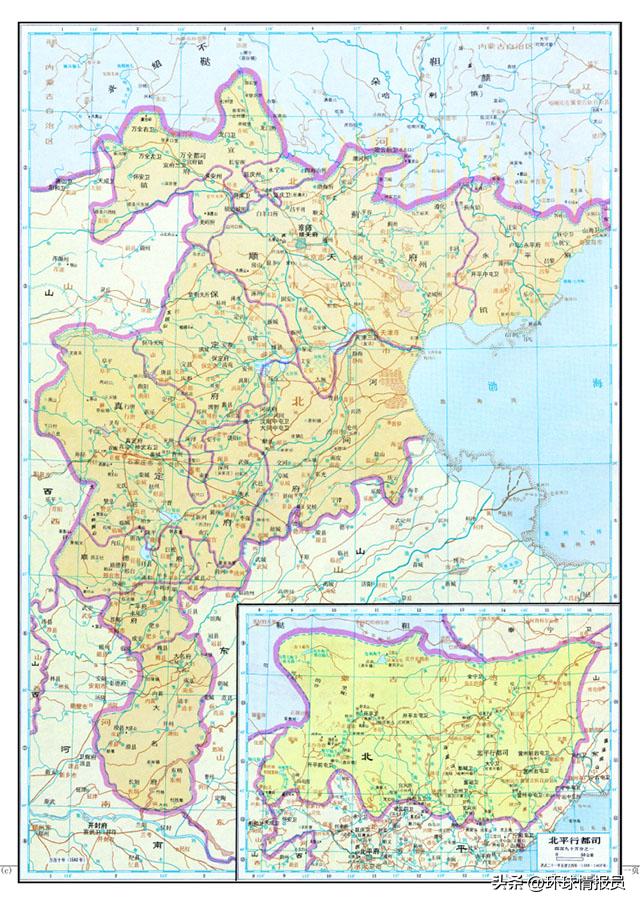 北京和天津中间的飞地,河北省在天津的飞地