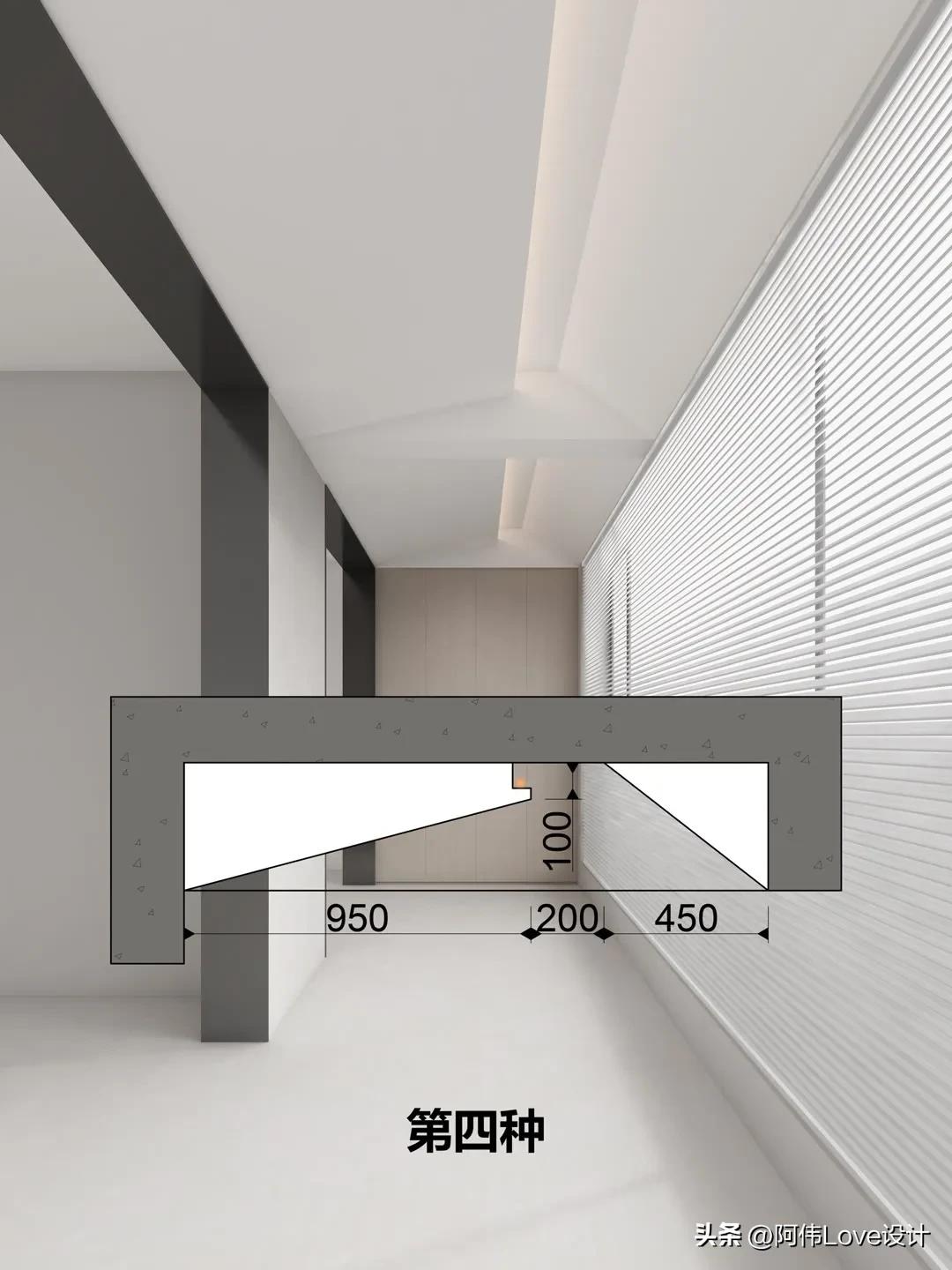 客厅带大阳台双阳台怎么设计,客厅阳台梁吊顶效果图