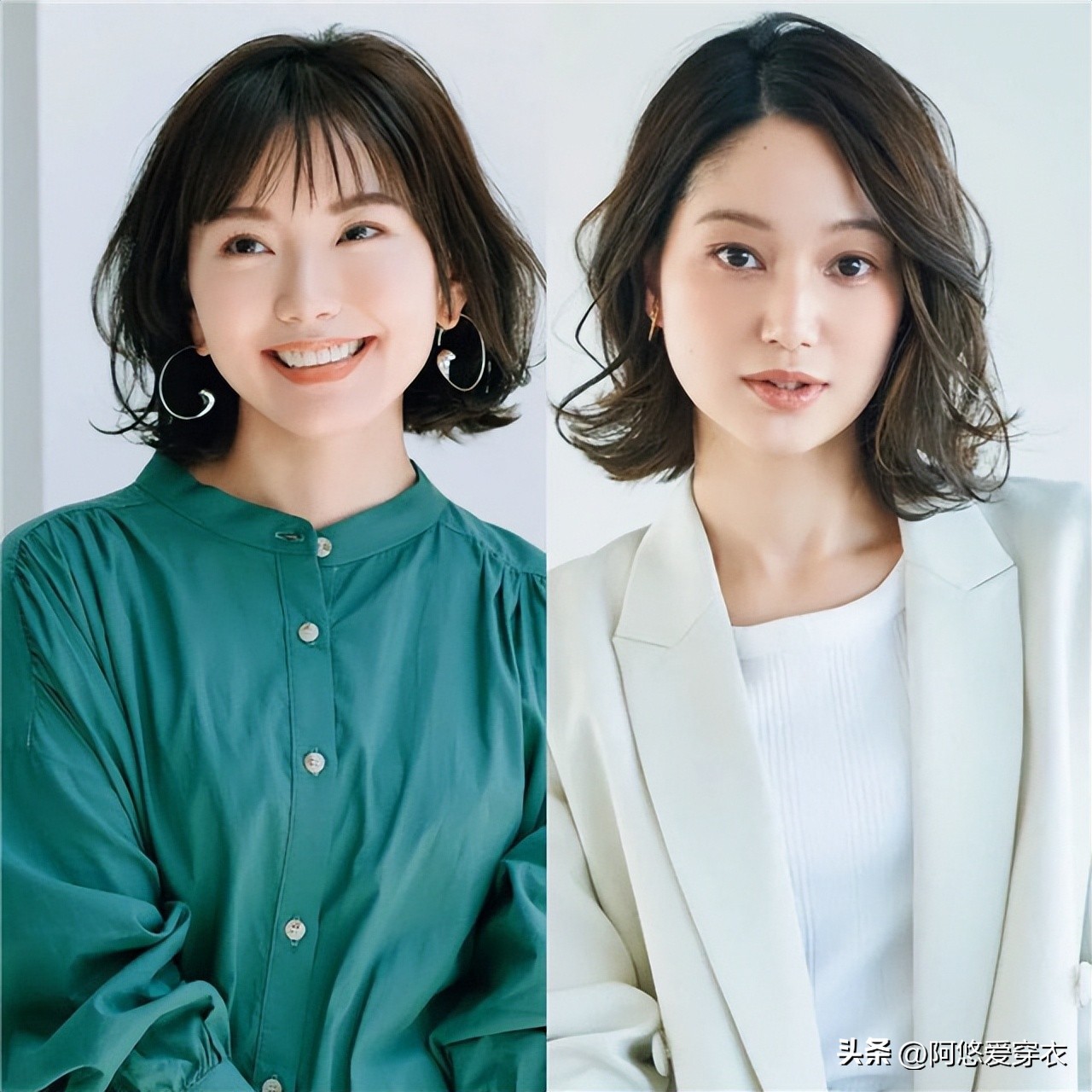 中年妇女自来卷头发怎么梳理好看,美女烫短发奶奶卷