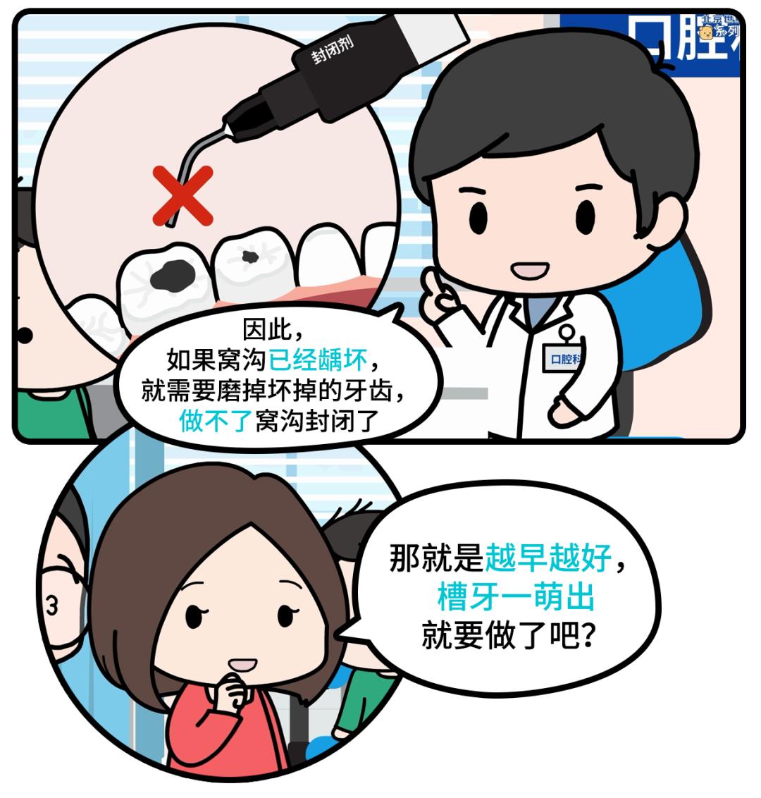 健康科普龋齿窝沟封闭,预防蛀牙科普视频