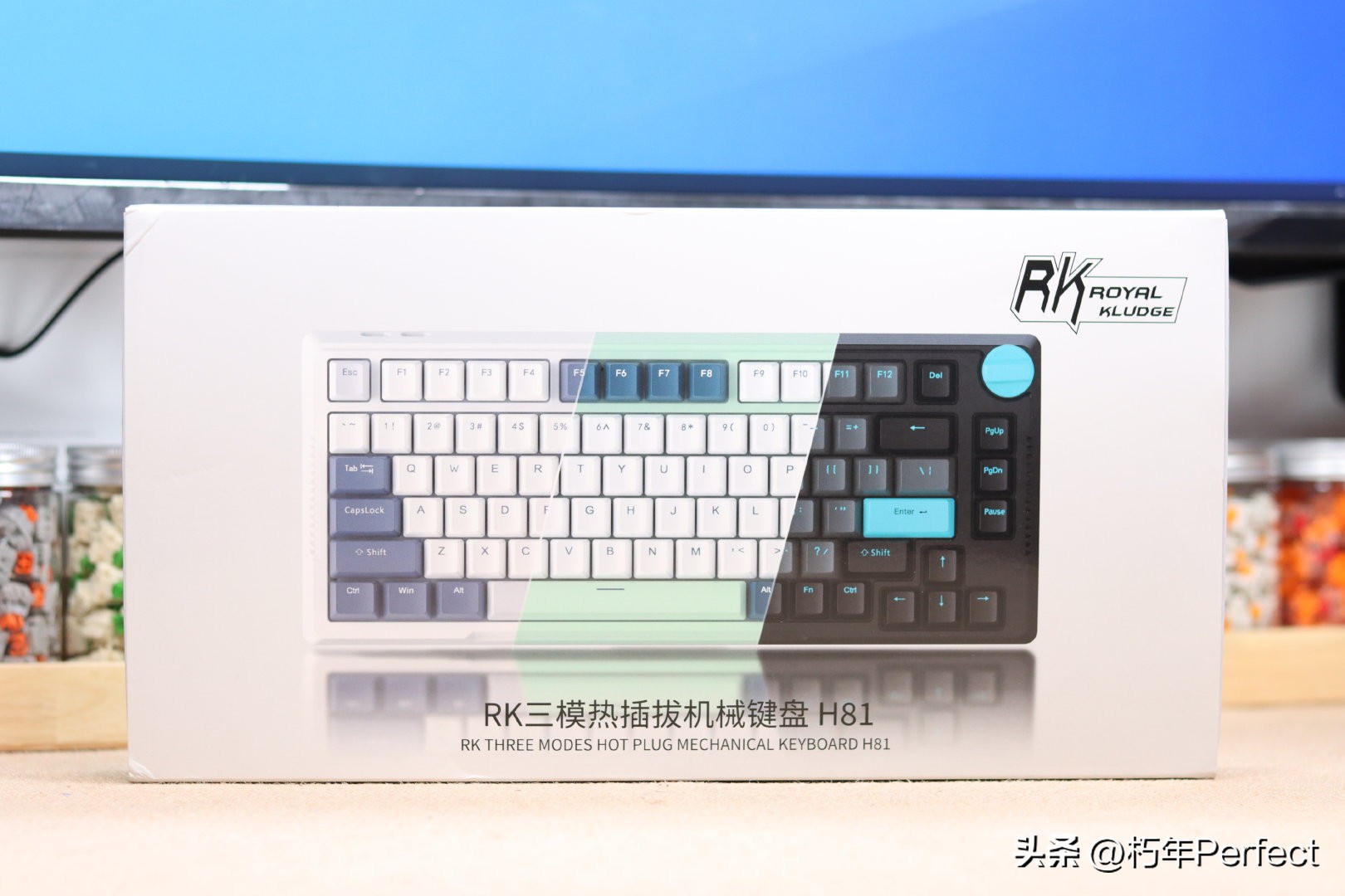 rkh87键盘测评,rk98无线机械键盘评测白色