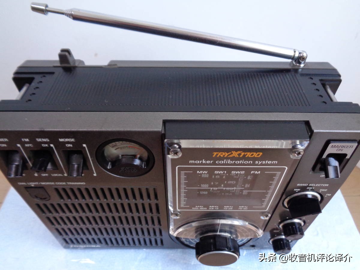 东芝TRY-X1700详情报告：能进行摩尔斯电码训练的收音机