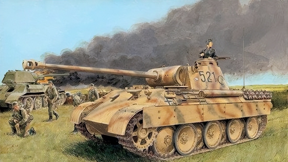 二战德军彩照图,二战德军坦克彩绘图片