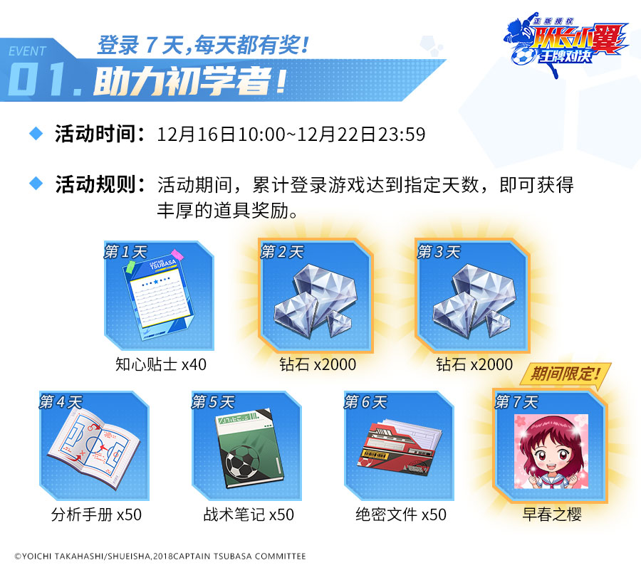 《队长小翼：王牌对决》“追梦测试”将启！全民预约福利今日曝光